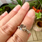 Elegant Smoky Quartz Sterling Silver Ring - Size 5, Sophisticated Jewelry for Grounding and Protection