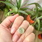 Sterling Silver Prehnite Ring Size 6.25 - Natural Gemstone Jewelry - Elegant Boho Style Statement Ring - Unique Gift for Her