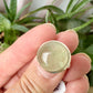 Sterling Silver Prehnite Ring Size 6.25 - Natural Gemstone Jewelry - Elegant Boho Style Statement Ring - Unique Gift for Her