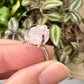 Raw Kunzite Sterling Silver Ring Size 7 - Natural Gemstone Jewelry - Elegant Boho Style Statement Ring - Unique Gift for Her