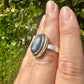 Sterling Silver Kyanite Ring Size 7.75 - Natural Gemstone Jewelry - Elegant Boho Style Statement Ring - Unique Gift for Her