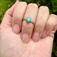 Ethiopian Opal Sterling Silver Ring Size 7 - Natural Gemstone Jewelry - Elegant Boho Style Statement Ring - Unique Gift for Her