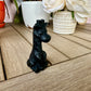 Black Obsidian Giraffe Carving - Natural Gemstone Decor - Unique Healing Stone Sculpture - Elegant Boho Style Home Accent