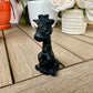 Black Obsidian Giraffe Carving - Natural Gemstone Decor - Unique Healing Stone Sculpture - Elegant Boho Style Home Accent