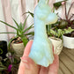 Opalite Giraffe Carving - Natural Gemstone Decor - Unique Healing Stone Sculpture - Elegant Boho Style Home Accent