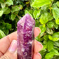 Gem Lepidolite Tower: Exquisite Purple Crystal Point, High-Quality Lepidolite Gemstone, Soothing Energy & Spiritual Decor Piece