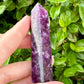 Gem Lepidolite Tower: Exquisite Purple Crystal Point, High-Quality Lepidolite Gemstone, Soothing Energy & Spiritual Decor Piece