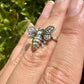 Sterling Silver Bee Ring Size 6.5 - Nature-Inspired Jewelry - Elegant Boho Style Statement Ring - Unique Gift for Her