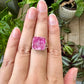 Cobaltoan Calcite Sterling Silver Ring Size 9.25 - Vibrant Pink Gemstone Jewelry for Love and Healing, Elegant Accessory