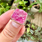 Cobaltoan Calcite Sterling Silver Ring Size 9.25 - Vibrant Pink Gemstone Jewelry for Love and Healing, Elegant Accessory