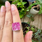 Cobaltoan Calcite Sterling Silver Ring Size 9.25 - Vibrant Pink Gemstone Jewelry for Love and Healing, Elegant Accessory