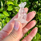 Rose Quartz Sphinx Cat Carving: Enchanting Handcrafted Figurine, Symbolizing Love and Serenity, Perfect for Healing and Home Decor