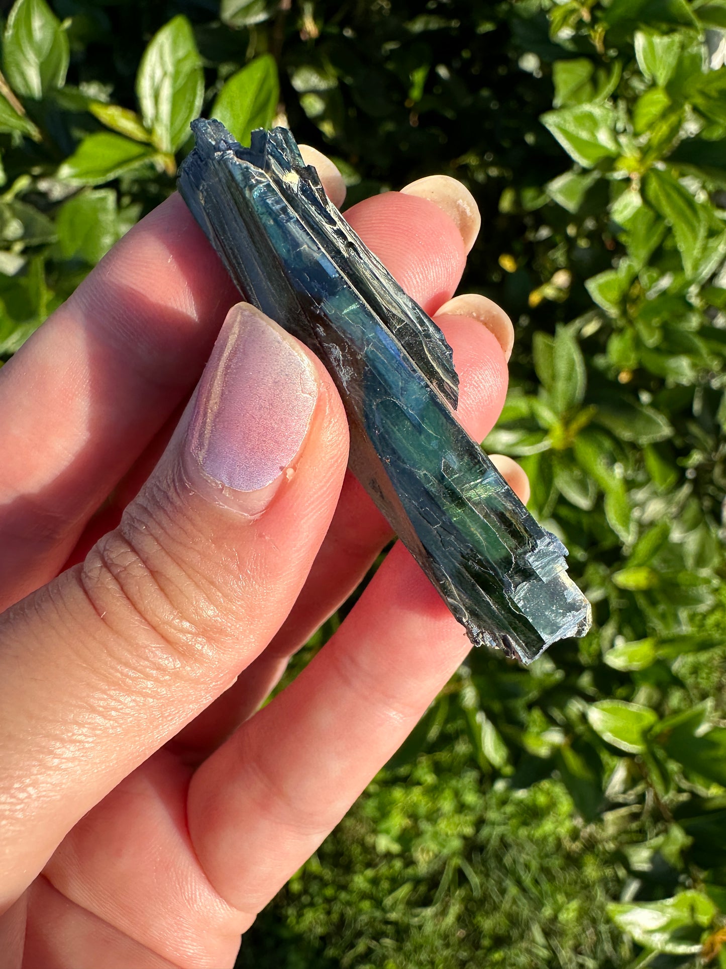 Rare Vivianite Specimen - Natural Crystal for Collectors, Healing Energy Mineral, Vibrant Blue Green Stone, Unique Geological Gift