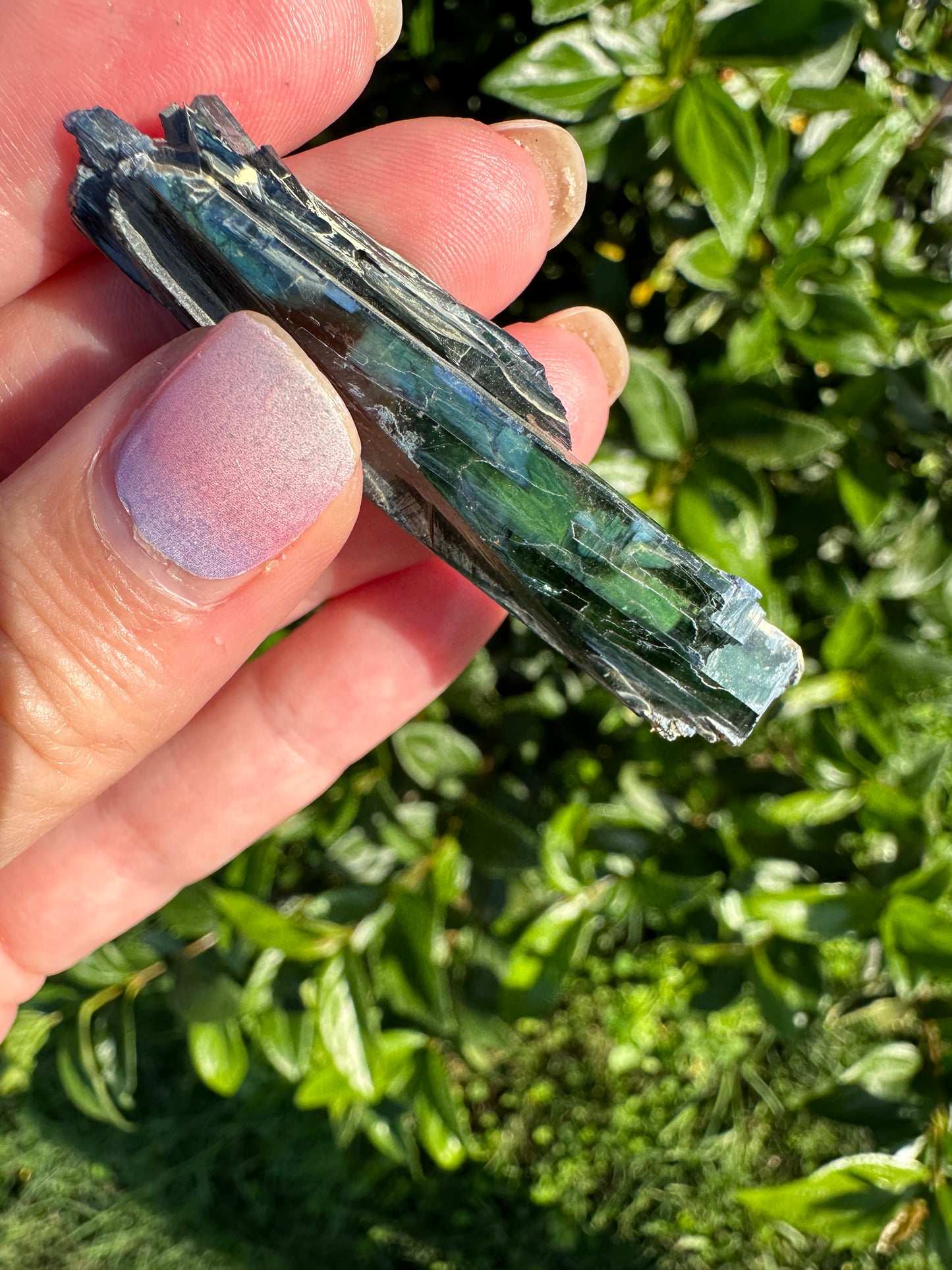 Rare Vivianite Specimen - Natural Crystal for Collectors, Healing Energy Mineral, Vibrant Blue Green Stone, Unique Geological Gift