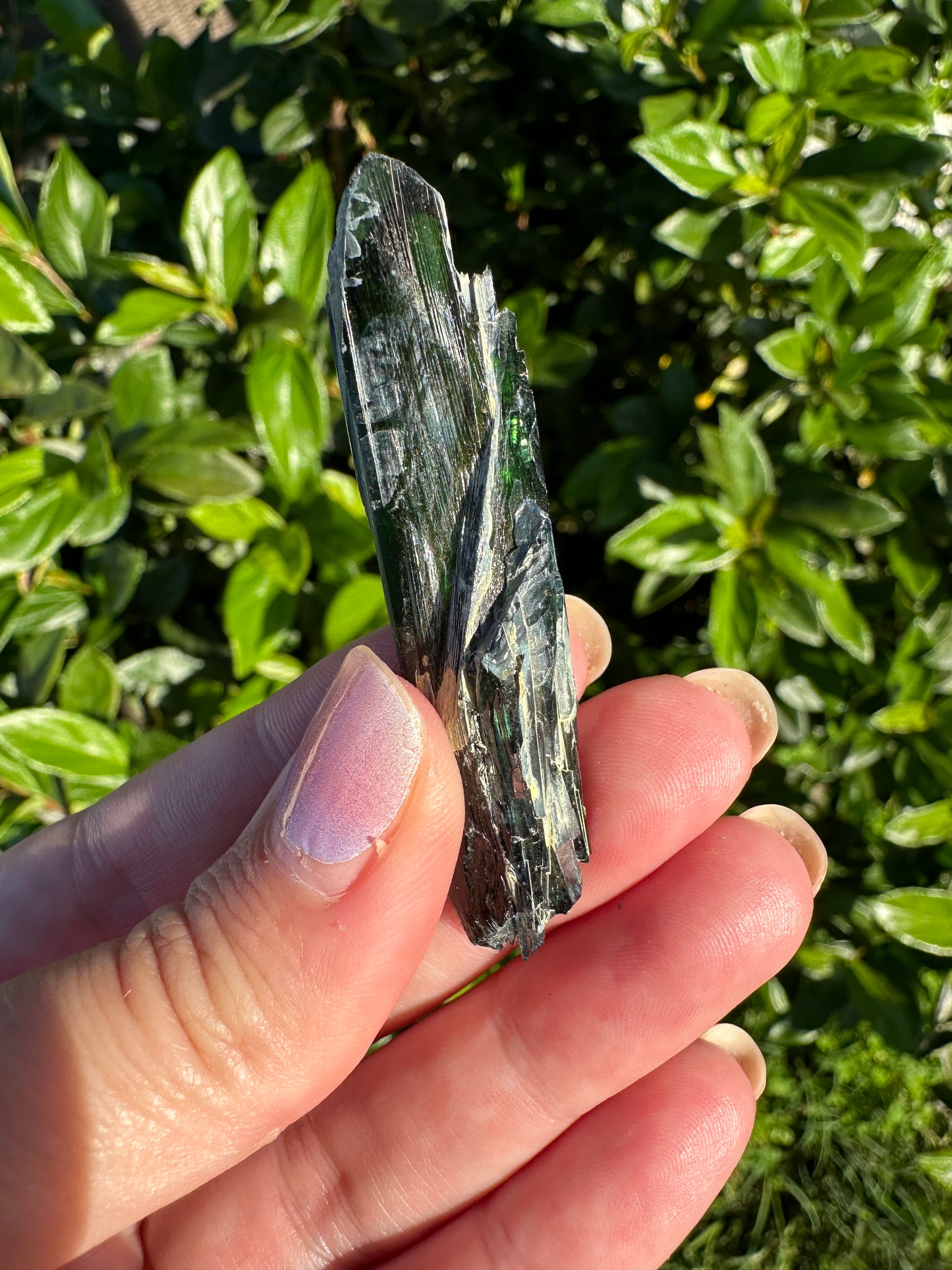 Rare Vivianite Specimen - Natural Crystal for Collectors, Healing Energy Mineral, Vibrant Blue Green Stone, Unique Geological Gift