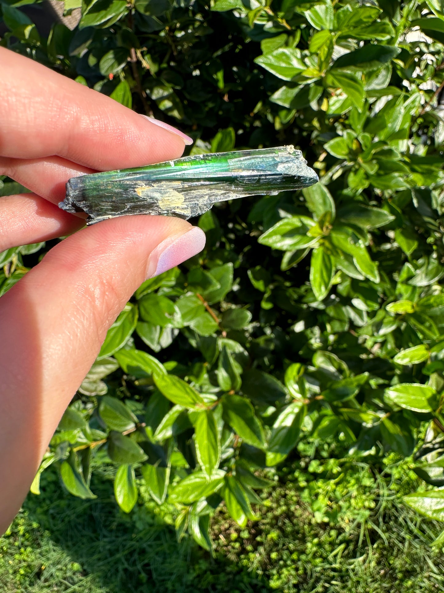 Rare Vivianite Specimen - Natural Crystal for Collectors, Healing Energy Mineral, Vibrant Blue Green Stone, Unique Geological Gift