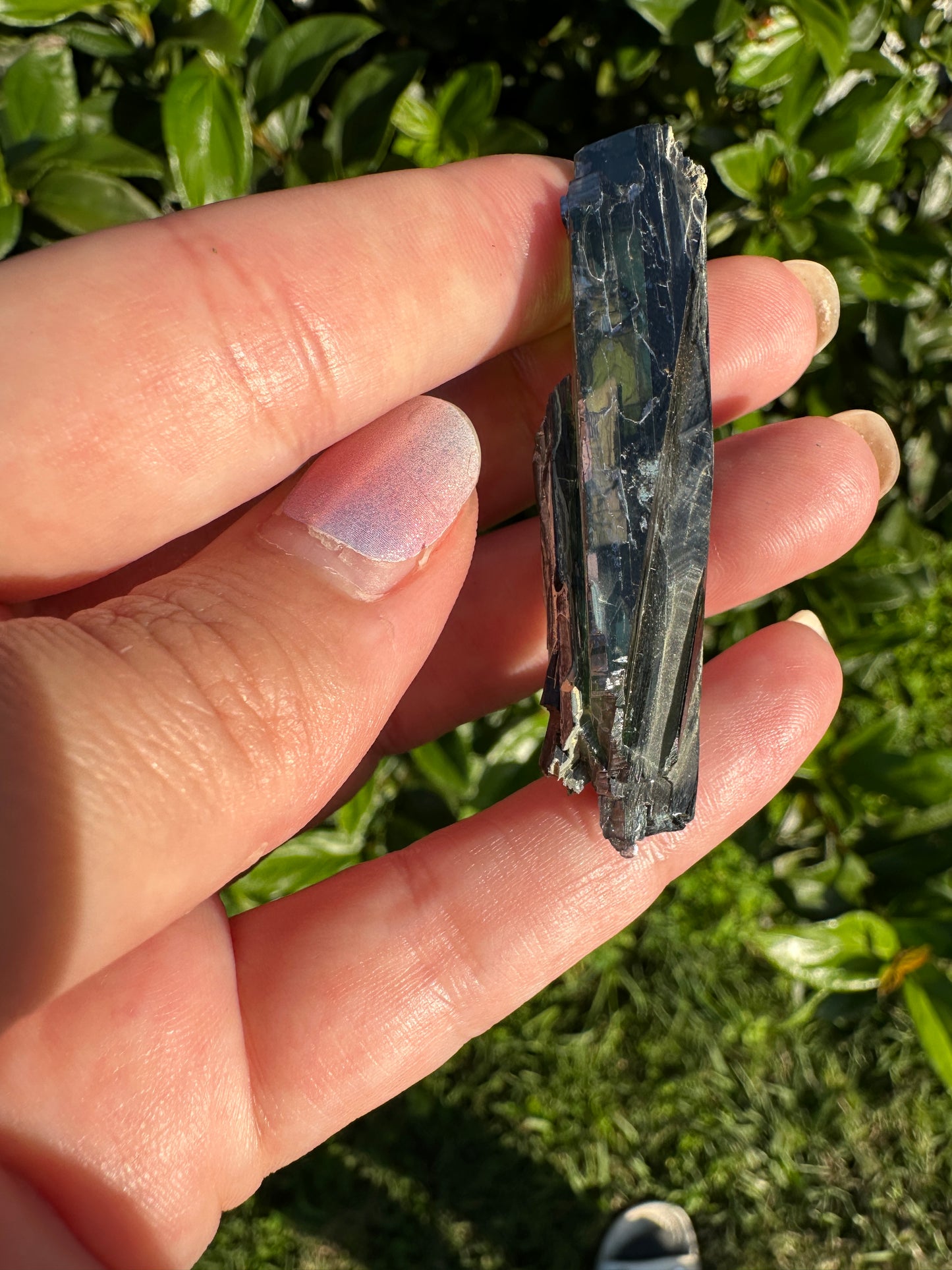 Rare Vivianite Specimen - Natural Crystal for Collectors, Healing Energy Mineral, Vibrant Blue Green Stone, Unique Geological Gift