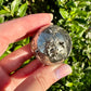 Stunning Pyrite Druzy Sphere - Luxurious Golden Crystal Ball, Perfect for Home Decor & Energy Healing, Ideal Gift for Crystal Enthusiasts