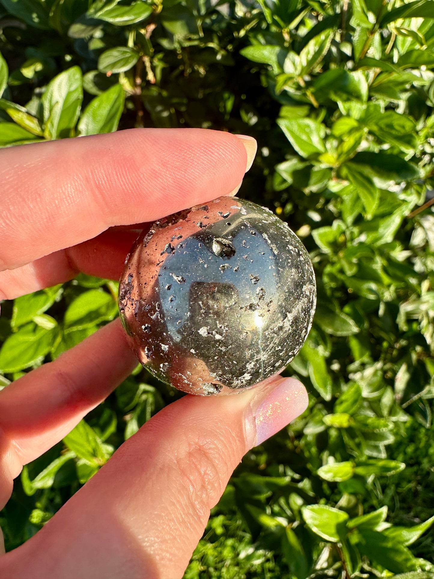 Stunning Pyrite Druzy Sphere - Luxurious Golden Crystal Ball, Perfect for Home Decor & Energy Healing, Ideal Gift for Crystal Enthusiasts