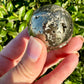 Stunning Pyrite Druzy Sphere - Luxurious Golden Crystal Ball, Perfect for Home Decor & Energy Healing, Ideal Gift for Crystal Enthusiasts