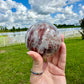 Natural Sunstone Sphere Crystal Ball, Polished Healing Sunstone Orb, Meditation Energy Gemstone, Sunstone Decorative Sphere, Home Decor Crystal Ball