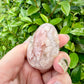 Dazzling Druzy Pink Amethyst & Flower Agate Egg Carving - Unique Crystal Decor, Energy Balancing Gemstone, Ideal Gift for Collectors