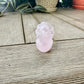 Rose Quartz Flower Plant Carving, Handcrafted Rose Quartz Crystal Plant, Healing Rose Quartz Flower Sculpture, Feng Shui Rose Quartz Decor, Love Energy Crystal