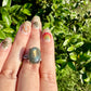 Labradorite Adjustable Silver Ring - Handcrafted Elegance with Mystical Colors, Perfect Gift for Special Occasions