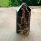 Druzy Agate Tower - Sparkling Natural Wonder for Energy Amplification and Emotional Balance, Perfect for Home or Office Decor