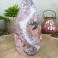 Pink Amethyst with Pyrite Inclusions - Freeform